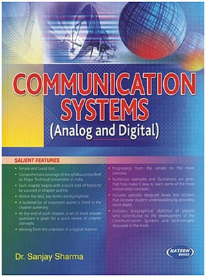 Communication Systems Analog And Digital By Dr. Sanjay Sharma(Paperback, Dr. Sanjay Sharma)