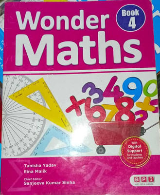 Wonder Math Book 4(Paperback, Tanisha yadav, Elina mailk, Sanjeev Kumar Singh)