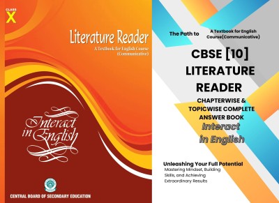 LITERATURE READER CBSE CLASS X (Communicative) Interact In English With Complete Answer Book As Per Unit/chapter Wise Set Of 2 Books(Paperback, vihu publication)