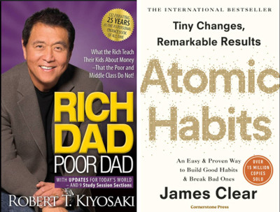 Atomic Habits + Rich Dad Poor Dad(Paperback, Robert T. Kiyosaki, James Clear)