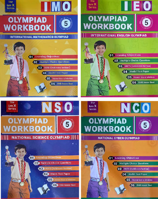 International English, Science, Cyber, Mathematics Olympiad Workbook Class -5(Paperback, Barsha Batra & Shraddha Singh)