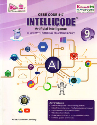 Edusoft INTELLiCODE Artificial Intelligence Class - 9 (CBSE CODE 417)(Paperback, GAGAN AGARWAL)