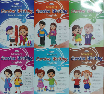 My Standard Cursive Writing Of Nursery Series- Standard Paper- A Set Of 6 Books(0-5) Books(Paperback, NA)