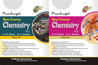 Pradeep's New Course Chemistry For Class 11 (Vol. 1 & 2) Examination 2025-26 (Paperback, S.C. Kherpal (Author), S.N. Dhawan (Author))(Paperback, S.N. Dhawan, S.C. Kherpal)