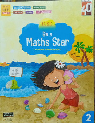 ICSE Be A Maths Star A Text Book Of Mathematics Class 2(Pepper back, Sunita Arora)