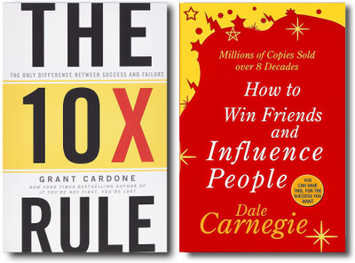 The 10X Rule+How To Win Friend And Influence People(Paperback, Grant Cardone)