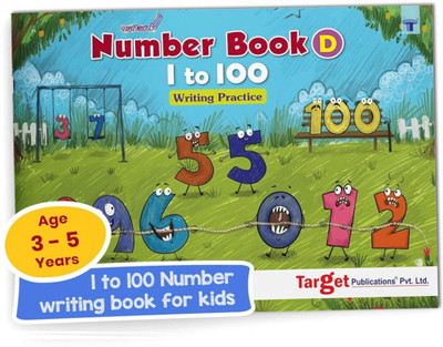Nurture Number Writing Book For Kids 1 To 100 | Part F | Practice Numbers And Learn Number Names | Includes Fun Activities For Nursery, Preschool And Primary Children | Age 3 To 8 Year Old(Paperback, Target Publications)