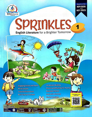 Edugracia Sprinkles (English Literature For A Brighter Tomorrow) Class 1(Paperback, SHILPI AGARWAL)