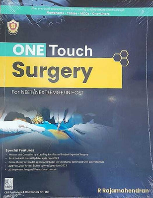 One Touch Surgery For NEET/NEXT/FMGE/INI-CET(Paperback, R RAJAMAHENDRAN)