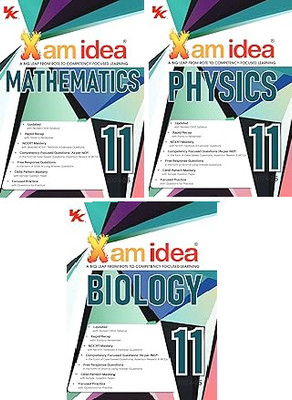 Xam Idea Biology | Physics | Chemistry Class 11 Book | Chapterwise Question Bank | Based On Revised CBSE Syllabus | NCERT Questions Included | 2024-25 Exam(Peper Back, Editorial Board)
