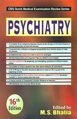 Psychiatry (Cbs Quick Medical Examination Review Series)(Paperback, : Bhatia M. S)