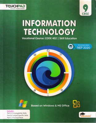 Touchpad Information Technology Vocational Course Code: 402 Skill Education Cbse Class - 9(Paperback, Dr. Sanjay Jain)