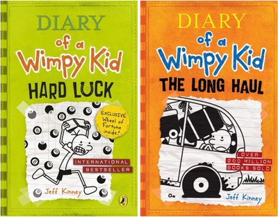 Jeff Kinney Book Combo Set : Hard Luck + The Long Haul - Combo Of 2 Books Set(Hardcover, Jeff Kinney)