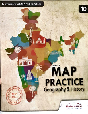 Harbour Map Practice Geography & History Class 10(Paperback, PC GOEL)