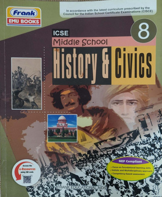 Icse Middle School History & Civics Class 8(Pepper back, Moushumi roy, Preeti maitra)
