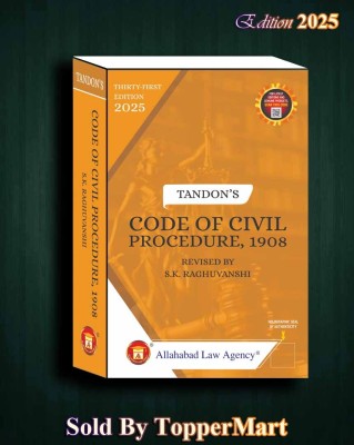 Tandon’s Code Of Civil Procedure, 1908 21st Edition 2025(Paperback, M.P TANDON)