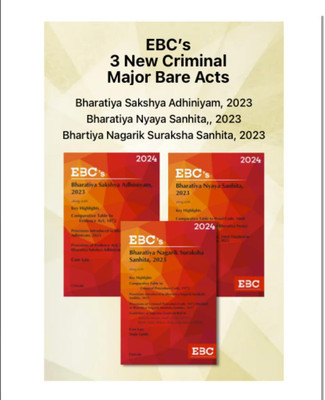 EBC's Combo Of New Criminal Major Bare Acts(Paperback, Eastern Book Company)