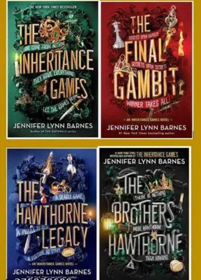 The Inheritance Games Complete Collection:- The Inheritance Games + The Final Gambit + The Hawthorne Legacy + The Brothers Hawthorne , English Paperback, Jennifer Lynn Barnes,,(Paperback, Jennifer Lynn Barnes) The Inheritance Games Complete Collection:- The Inheritance Games + The Final Gambit + The Hawthorne Legacy + The Brothers Hawthorne , English Paperback, Jennifer Lynn Barnes,,(Paperback, Jennifer Lynn Barnes)