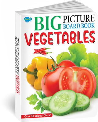 Big Picture Board Book Vegetables | Can Be Wiped Clean(Hardcover, Manoj Publications)