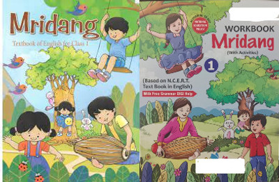 Ncert Mridang Workbook + Textbook For Class 1 (Combo Set Of 2 Books)(PAPERPACK, NCERT)