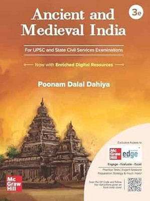 Ancient And Medieval Indian History (English) For UPSC CSE 2025-26 By Poonam Dalal Dahiya (IPS) | 3rd Edition | Civil Services Exam - Prelims, Mains And Interview | State PSCs Exams/ PCS Exams(Paperback, POONAM DALAL)