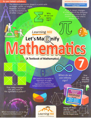 Learning Hill Let's Magnify Mathematics 7(Paperback, Dr. Prashant vasudev)