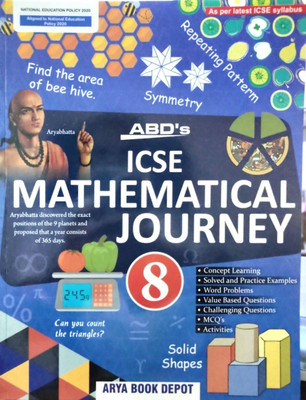 Abds Icse Mathematical Journey Class - 8(Paperback, T)