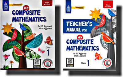 New Composite Mathematics With Answerkey Class - 1 Combo Set 2 Books(Perfect Paperback, VIKASH Aggarwal)