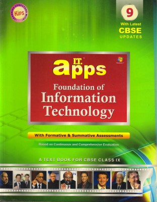 Kips CBSE I.T. Apps Foundation Of Information Technology Class - 9(Paperback, Kips learning)