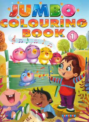 Jumbo Colouring Book 1 | Fun Activities & Art Practice For Kids | Camford(Paperback, Genric)