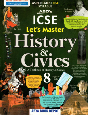 ABD's Let's Master History & Civics For ICSE, Class-8(Paperback, Dr. (Fr.) Thomas T.O. CMI, Dr. Seema Negi)