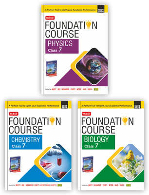 MTG NEET Foundation Class 7 Physics, Chemistry & Biology (Set Of 3 Books) - Useful For Olympiad, NTSE, NVS, KVPY & Boards Exam | Based On NCERT Latest Pattern 2024-25(Paperback, MTG Editorial Board)