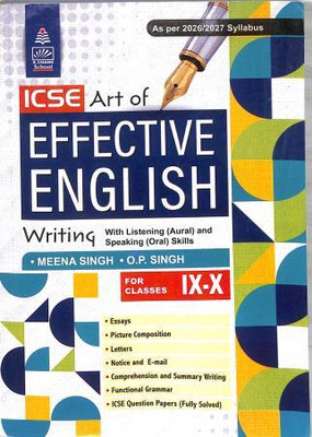 ICSE Art Of Effective English Writing For Classes 9-10 (As Per 2026/2027 Syllabus)(Paperback, Meena Singh)