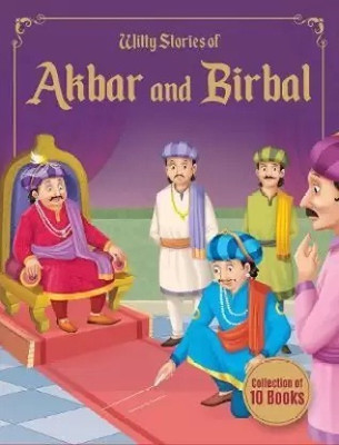 Witty Stories Of Akbar And Birbal - Collection Of 10 Books: Illustrated Humorous Stories For Kids(Paperback, Wonder House Books)