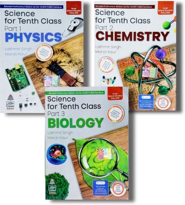 Combo Pack: Lakhmir Singh Class 10 Science ( Physics, Chemistry , Biology ) - Examination 2023-24 (Paperback, LAKHMIR SINGH)(Paperback, Lakhmir SIngh, Manjit Kour)