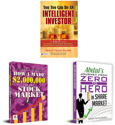 How I Made $2,000,000 In The Stock Market + You Too Can Be An Intelligent Investor + Abdul Journey From Zero To Hero In Share Market | Set Of 3 Books In English(Paperback, Nicolas Darvas, Mahesh Chandra Kaushik) How I Made $2,000,000 In The Stock Market + You Too Can Be An Intelligent Investor + Abdul Journey From Zero To Hero In Share Market | Set Of 3 Books In English(Paperback, Nicolas Darvas, Mahesh Chandra Kaushik)