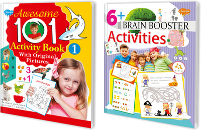 Brilliant Brain Activity Books | Pack Of 2 Books(V1) | Super Jumbo Combo For Collecters And Library Activity Books(Paperback, Manoj Publications Editorial Board)