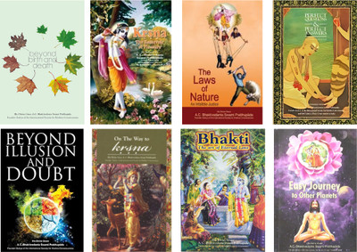 Set Of 8 ISKCON Books:Beyond Birth And Death,Krishna The Reservoir Of Pleasure,The Law Of Nature,Perfect Questions Perfect Answers,Beyond Illusion & Doubt,On The Way To Krishna,Bhakti - The Art Of Eternal Love,Easy Journey To Other Planets(Paperbound, A C BHAKTIVEDANTA SWAMI PABHUPADA) Set Of 8 ISKCON Books:Beyond Birth And Death,Krishna The Reservoir Of Pleasure,The Law Of Nature,Perfect Questions Perfect Answers,Beyond Illusion & Doubt,On The Way To Krishna,Bhakti - The Art Of Eternal Love,Easy Journey To Other Planets(Paperbound, A C BHAKTIVEDANTA SWAMI PABHUPADA)