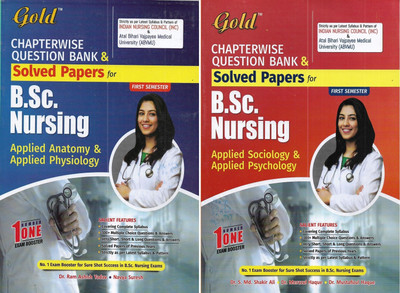 B.Sc. Nursing 1st Semester Solved Papers Of Applied Sociology & Applied Psychology AND Applied Anatomy & Applied Physiology In English (Pattern Of INC & ABVMU)(Paperback, Dr. Ram Ashish Yadav) B.Sc. Nursing 1st Semester Solved Papers Of Applied Sociology & Applied Psychology AND Applied Anatomy & Applied Physiology In English (Pattern Of INC & ABVMU)(Paperback, Dr. Ram Ashish Yadav)