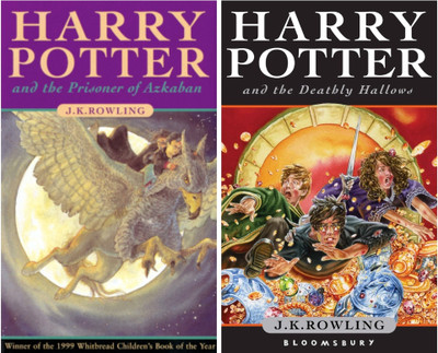Harry Potter 2 Book Set : Harry Potter And The Prisoner Of Azkaban + Harry Potter And The Deathly Hallows - Combo Of 2 Books Set(Hardcover, J K Rowling)