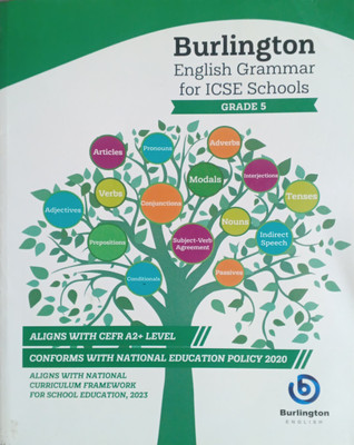 Burlington English Grammar For ICSE Schools Grade 5(Pepper back, Burlington)