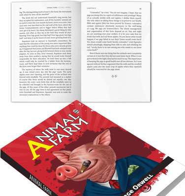 Animal Farm (Paperback) : Famous Political Allegory, World Literature Treasure, Inspirational English Classic, Evergreen Orwellian Masterpiece(Paperback, George Orwell)