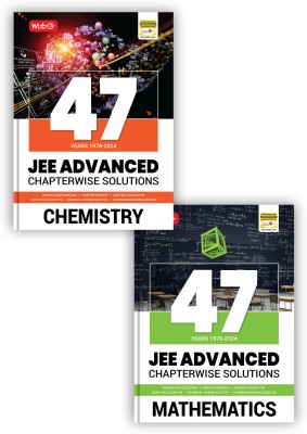 MTG 47 Years JEE Advanced (1978-2023) Chapter-Wise Previous Years Solved Question Papers Chemistry & Mathematics | JEE Advanced PYQ For 2025 Exam (Set Of 2 Books)(Paperback, DR.MS YADAV & DV SREERAMA MURTHY)