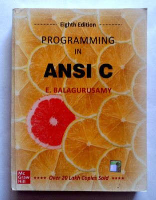 Programming In Ansi C (Old Used Book)(Paperback, E. BALAGURUSAMY)