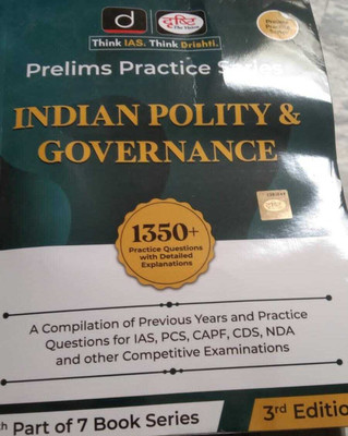 LATEST EDITION OF (PPS) Indian Polity & Governance (Paperback, DRISHTI TEAM)(BOOK, DRISTI PUBLICATION)
