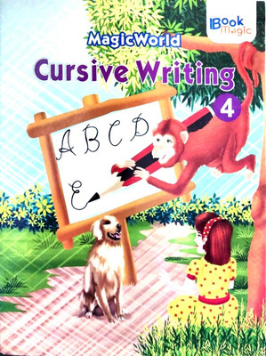 Book Magic Magicworld Cursive Writing - 4(Paperback, T)