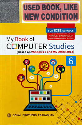 Icse My Book Of Computer Studies Class-6(Old Book)(Paperback, RASHI BANSAL, SAYAN BANERJEE)
