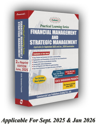 Practical Learning Series Financial Management And Strategic Management For CA Inter New Syllabus | EDITION 2025 |(Paperback, CA B. Saravana Prasath)