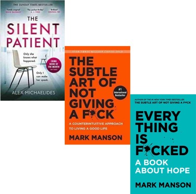 JJ Best Combo:The Silent Patient-Everything Is F-Subtle(Paperback, Mark monson, Alex)