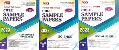 ASG Combo Class 10 Point To Point CBSE Sample Paper Mathematics Standard & Science & Social Science For 2023 CBSE Board Exam | Latest Sample Papers 2023 (New Paper Pattern Based On CBSE Sample Paper Released On 16th September, 2022) P(Paperback, ASG Publications) ASG Combo Class 10 Point To Point CBSE Sample Paper Mathematics Standard & Science & Social Science For 2023 CBSE Board Exam | Latest Sample Papers 2023 (New Paper Pattern Based On CBSE Sample Paper Released On 16th September, 2022) P(Paperback, ASG Publications)